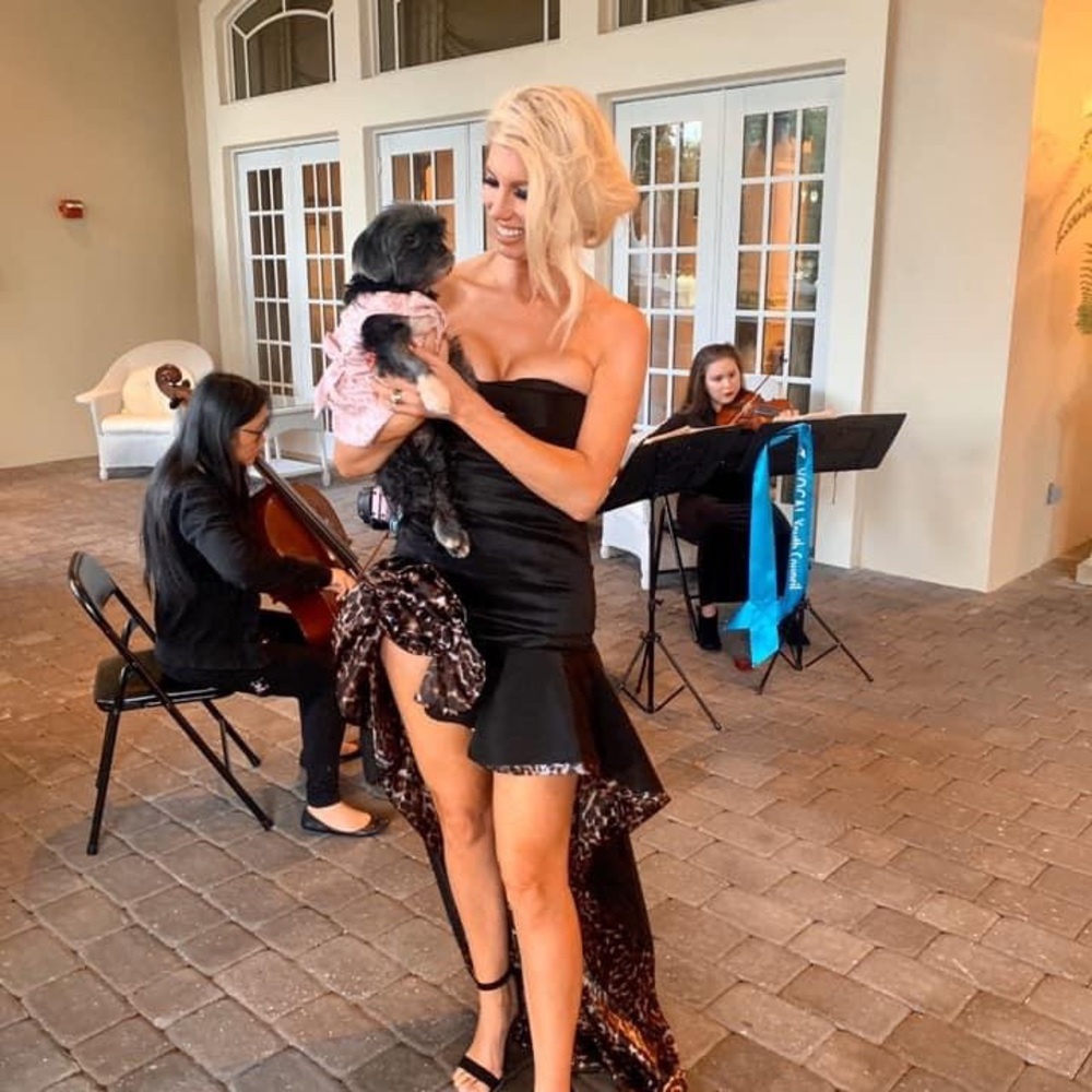 Black and leopard formal gown 🐯